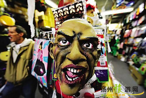 夸张吓人的面具