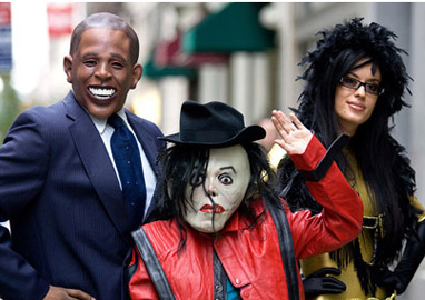 名人版吓人面具