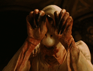 从手心中冒出眼珠看看你