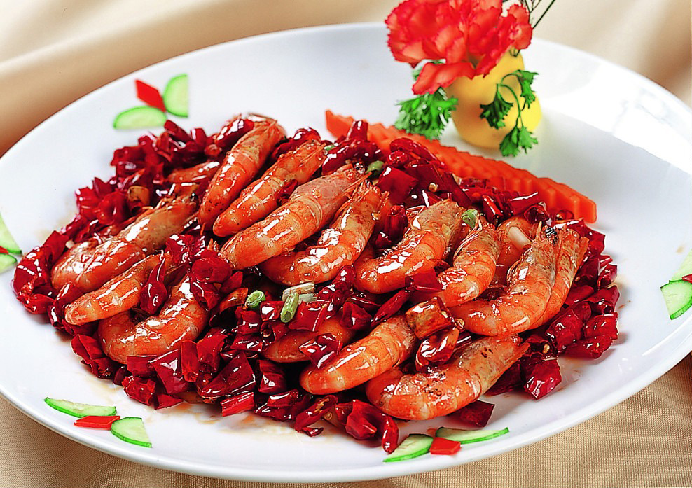 色香味美的红烧鸡尾虾