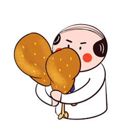 给自己加两个鸡腿