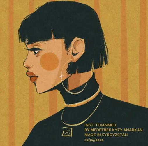 插画酷女孩画师toianmed