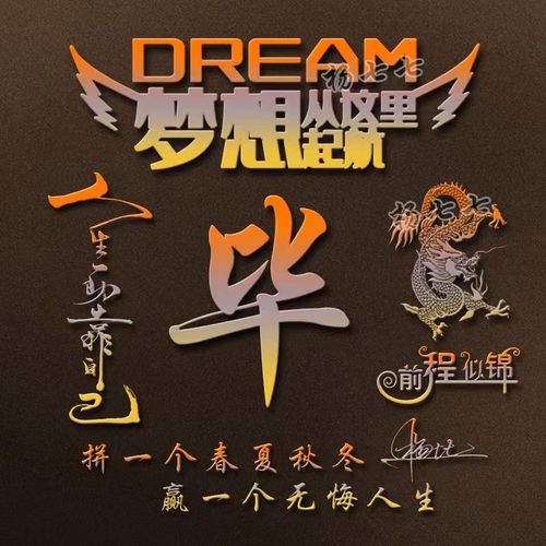 2022微信姓氏头像制作梦想起航励志头像个性签名头像定制抖音同款
