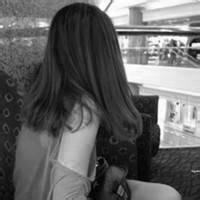 头像,女生侧脸,灰色,往后看就像下面这个头像一样_百度知道