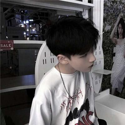 头像男生冷酷帅气侧脸_头像图片_扣扣乐园