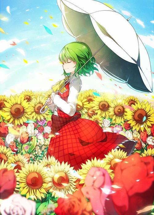 动漫少女唯美壁纸——阳光明媚,微风正好,蓦然回首,她在丛中笑_网易订