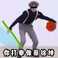 你打拳像蔡徐坤