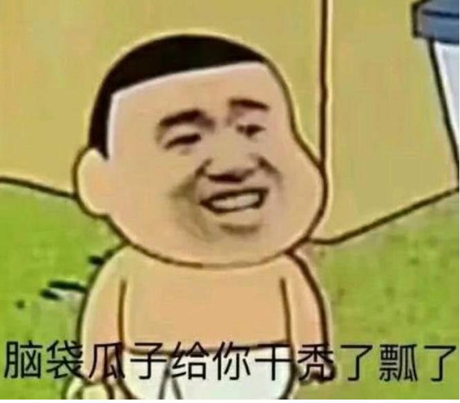 脑袋子给你千了瓢了