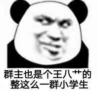 群主也是个王八艹的，整这么一群小学生