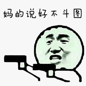 妈的说好不斗图！