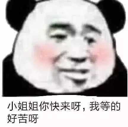 小姐姐你快来呀，我等的好苦呀