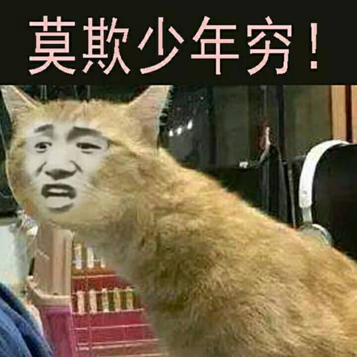 莫欺少年穷！