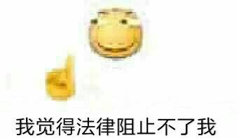 我觉得法律阻止不了我