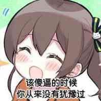 该傻逼的时候，你从来没有犹豫过