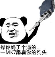 操你妈了个逼的，MK7扇扁你的狗头