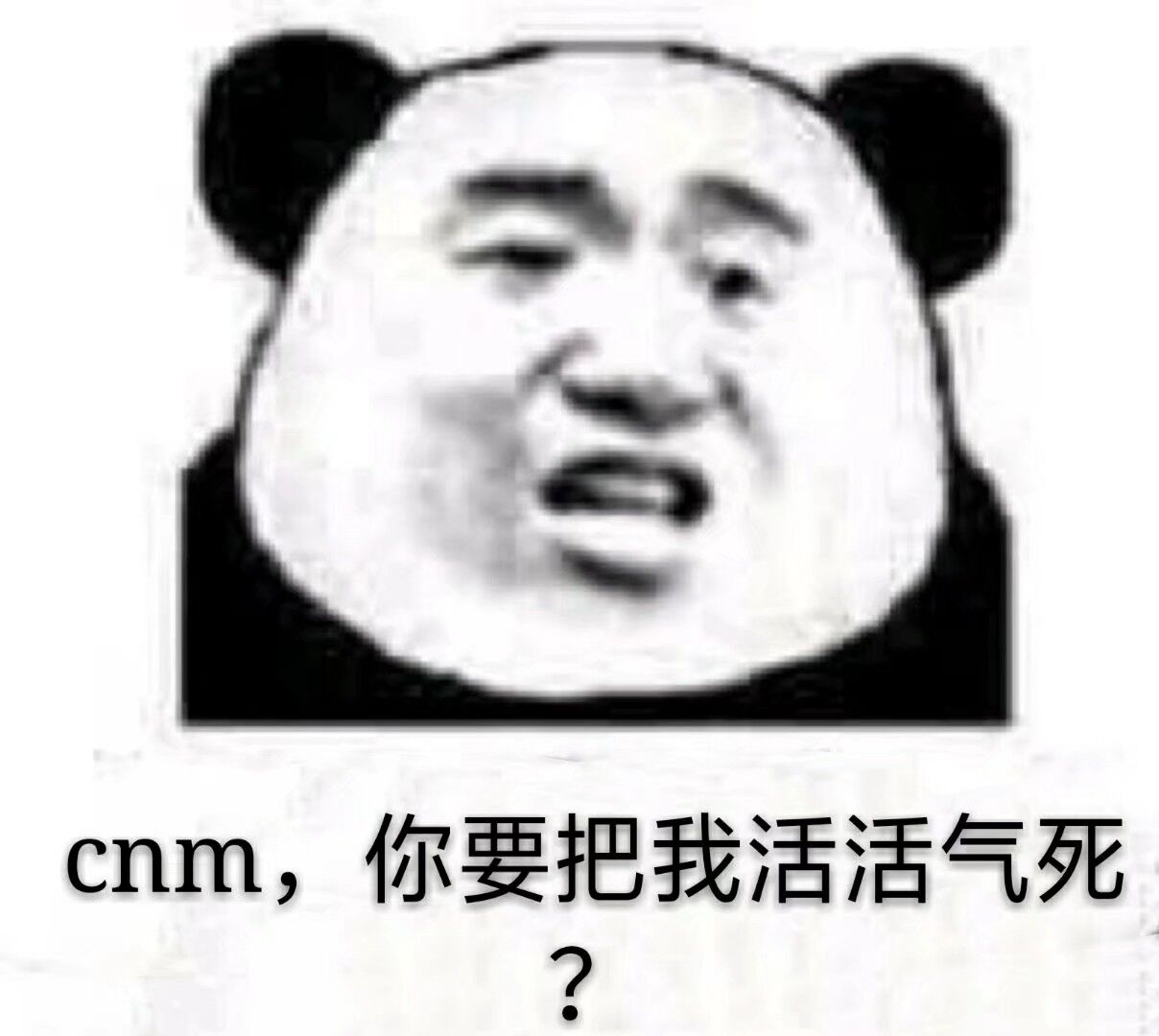 Cnm，你要把我活活气死