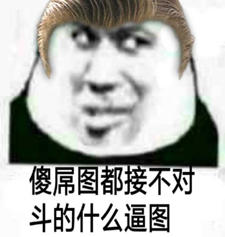 傻屌图都接不对，斗的什么逼图