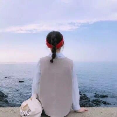 韩系微信漫画头像女生头像背影图片_头像图片_扣扣乐园