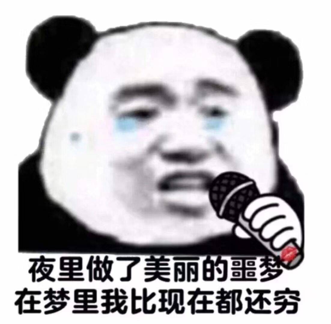 夜里做了美丽的在恶梦，里我比现在都还穷