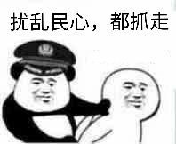 扰乱民心，都抓走