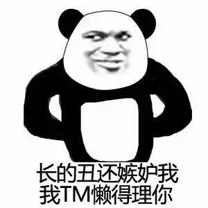 长的丑还嫉妒我，我ＴＭ懒得理你