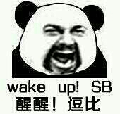 wake up！ SB醒醒！逗比