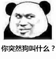 你突然狗叫什么？