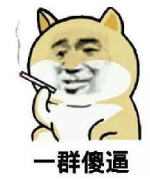 一群傻逼