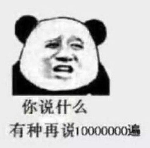 你说什么有种再说10000次