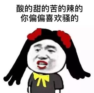 酸的甜的苦的辣的你偏偏喜欢骚的