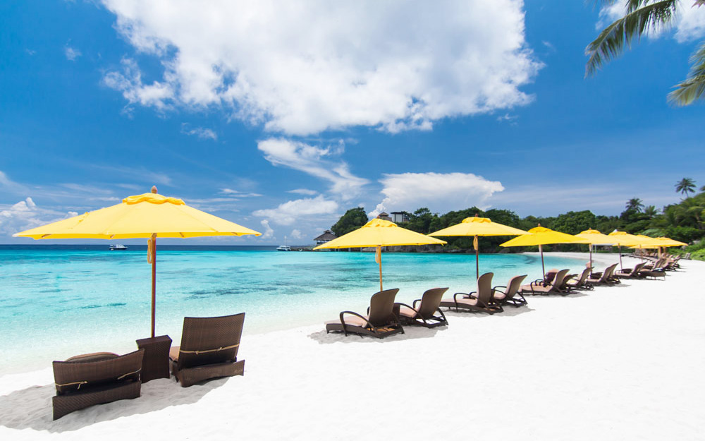 适合旅游度假的海滩胜地