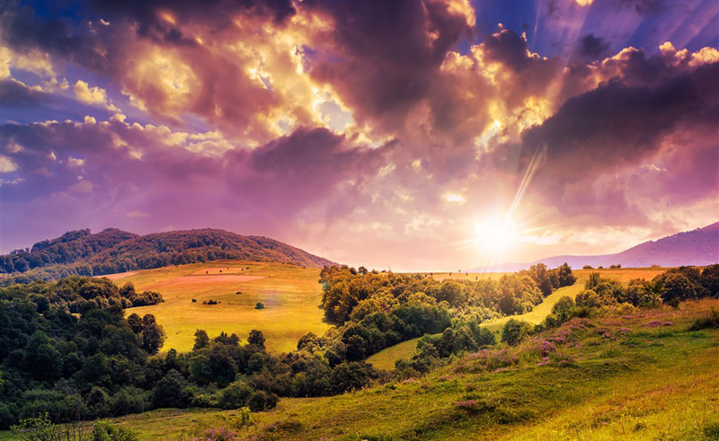 黄昏时候的光辉时刻