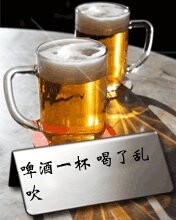 啤酒一杯，喝了乱吹