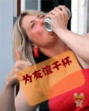 为我们的友谊干杯