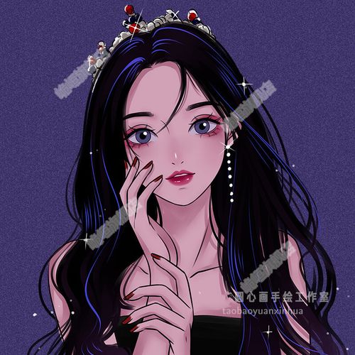 画像定制 手绘头像定制微信头像画情侣真人照片动漫画卡通设计原创画