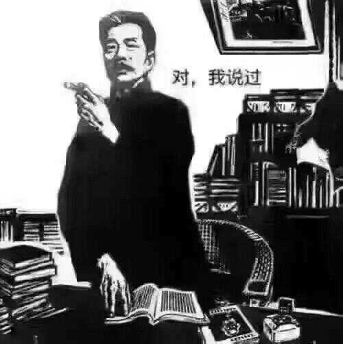 对，我说过（鲁迅）