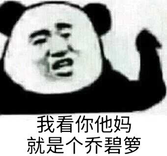 我看你他妈就是个乔碧箩