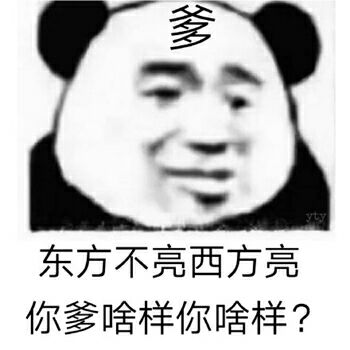 东方不亮西方亮，你爹啥样你啥样？