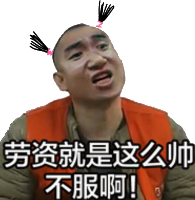 劳资就是这么帅，不服啊!