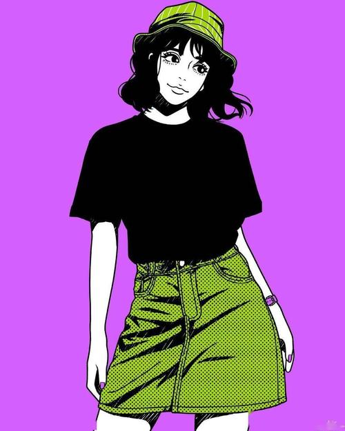 酷女孩的头像,统统抱走!_版权