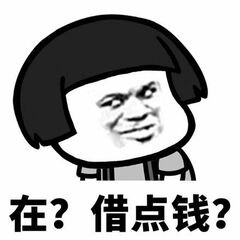 在？借点钱？