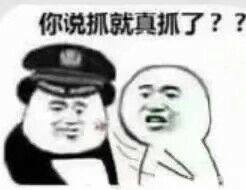 你说抓就真抓了？