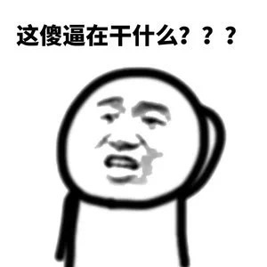 这傻逼在干什么???