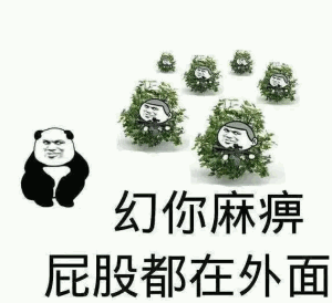 幻你麻痹，屁股都在外面