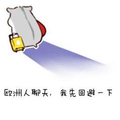 欧洲人聊天，我先回避一下