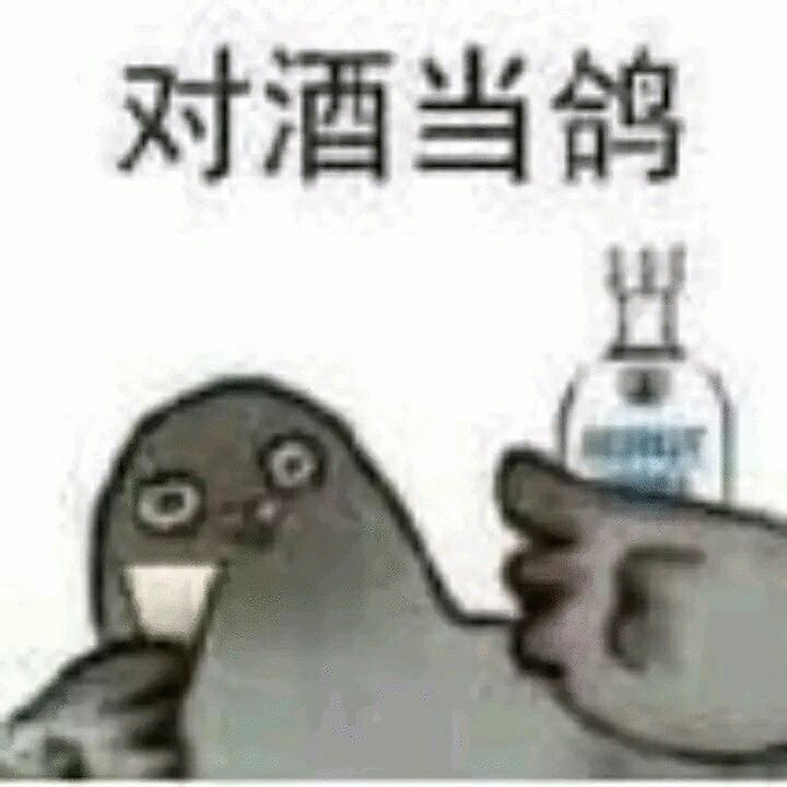 对酒当鸽