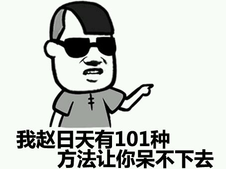 我赵日天有101种方法让你呆不下去