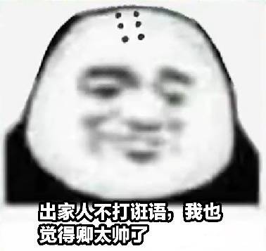 出家少不打诳语，我也觉得卿呢