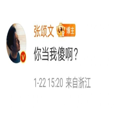 张颂文老师版微博文案怼人表情 你当我傻啊