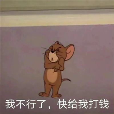 微信聊天必备表情包系列 我不行了快给我打钱